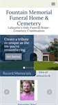 Mobile Screenshot of fountainmemorialfuneralhome.com